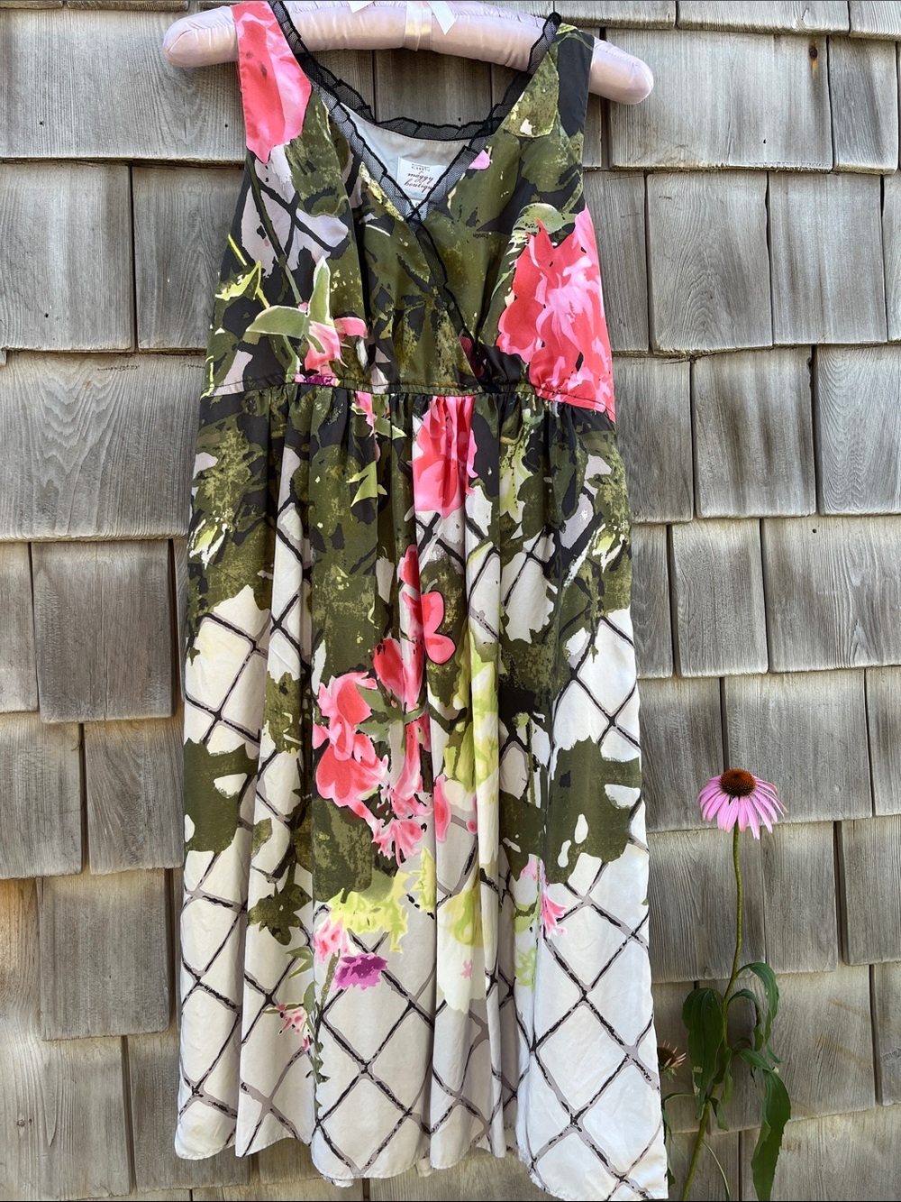 Suzie Chin for Maggy London sleeveless floral dress 6